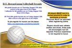 Volleyball Tryouts 2022